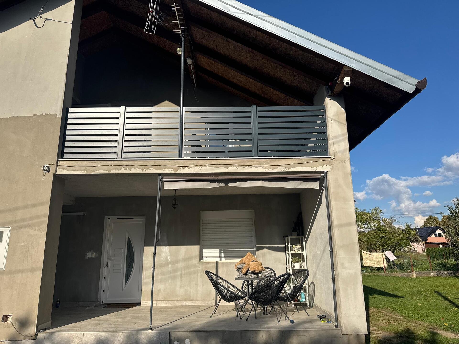 Aluminijska antracitna ograda