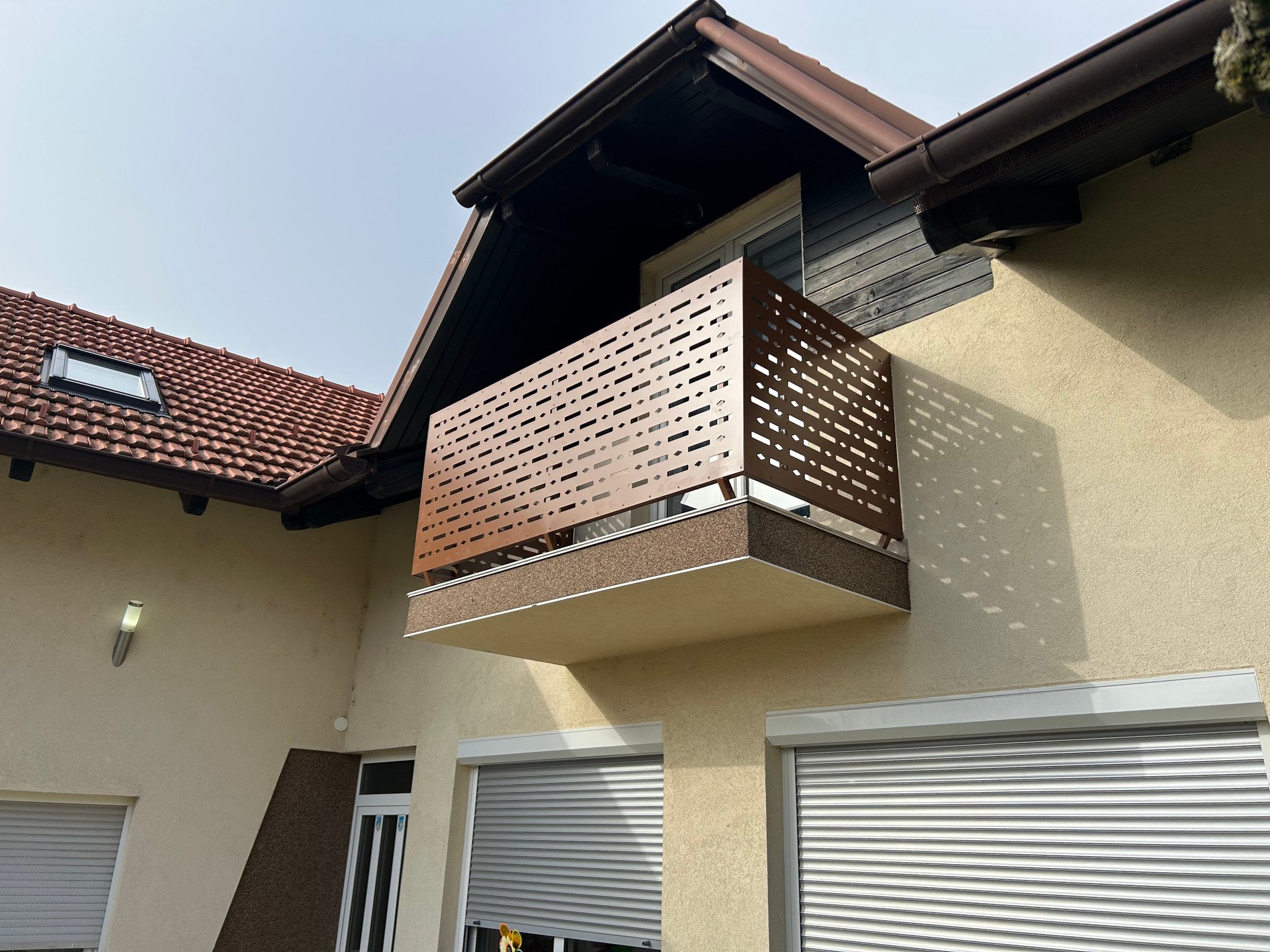 Panelna plastificirana ograda s uzorkom