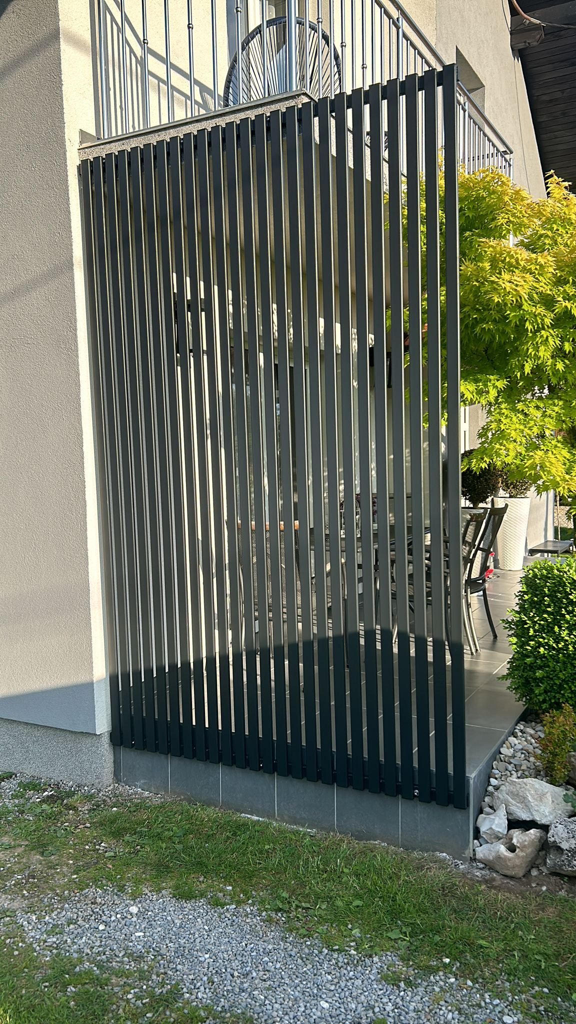 Željezna plastificirana zaštita od pogleda