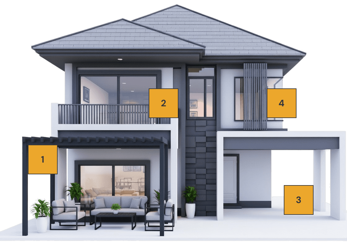 Alumac aluminijska ograda - realizirani projekt