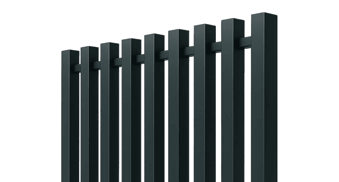 Aluminijska zaštita od pogleda - detalj instalacije