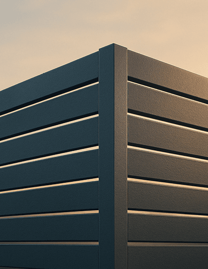 Moderna aluminijska ograda Alumac